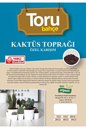 Torubahçe Kaktüs Toprağı Özel Karışım 10 lt