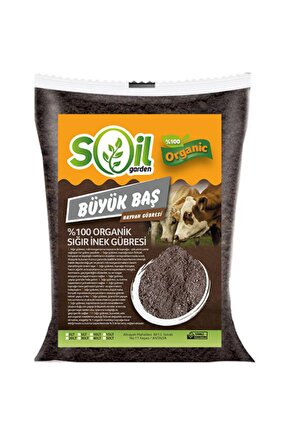 Soil Garden %100 Organik Hayvansal Gübre 20 Lt Büyük Baş Hayvan Gübresi