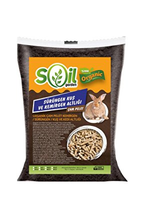 Soil Garden Organik Çam Pelet 20 Lt Sürüngen kuş Ve Kedi Altlığı