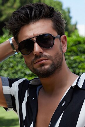 Unisex Siyah Güneş Gözlüğü BH P014