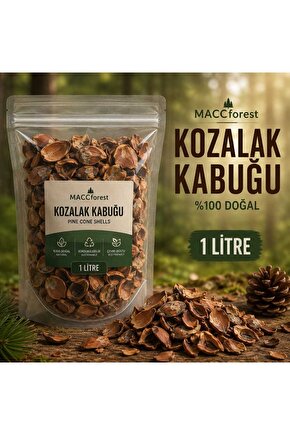Kozalak Kabuğu 1 Litre Doğal Orkide ve Bitki Toprak Katkısı