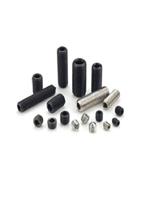 M10x40mm SETSKUR - SİYAH - DİN916  100 ADET