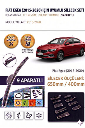 Fiat Egea Ön Cam Silecek Takımı 2015-2020