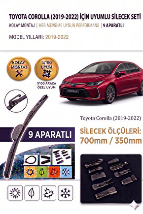 Toyota Corolla Ön Cam Silecek Takımı 2019-2022