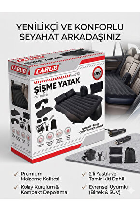 Araç İçi Şişme Yatak Arka Koltuk