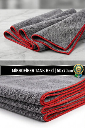 Mikrofiber Oto Yıkama Kurulama ve Temizlik Bezi TANK (FİL ) 50x70 cm