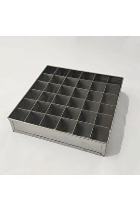 Mold Chef Brownie Kek Kalıbı Çap 25 x 25cm 49 Dilim Derinlik 4cm
