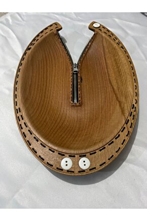 Enteresan Tabak, Ahşap Dekoratif Tabak, Meyve Ve Sunum Tabağı, Hediyelik Tabak.