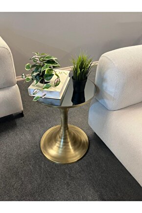 KUM SAATİ GOLD ESKİTME SEHPA