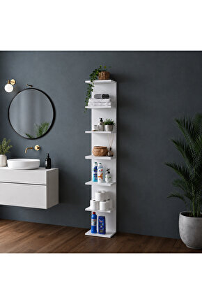 Divan Duvara Monte Çok Amaçlı Raflar (2 Lİ ) (BEYAZ)