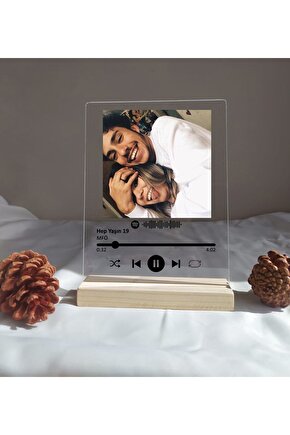 Sevgililer Gününe Özel Spotify Barkodlu Plak, Kişiye Özel Doğum Günü Hediyesi