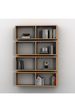 KUTU RAF - MODEL 5 (DERİNLİK 20 CM ) AKÇAAĞAÇ ( MAT )