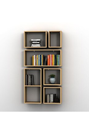 KUTU RAF - MODEL 3 ( DERİNLİK 20 CM ) KREM ( MAT )