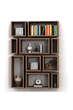 KUTU RAF - MODEL 7 (DERİNLİK 15 CM ) ATLANTİK ÇAM ( MAT )