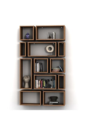 KUTU RAF - MODEL 6 (DERİNLİK 30 CM ) ATLANTİK ÇAM ( MAT )
