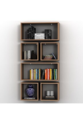 KUTU RAF - MODEL 13 ( DERİNLİK 30 CM ) CAPPİCİNO