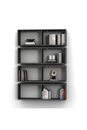 KUTU RAF - MODEL 5 (DERİNLİK 30CM ) ANTRASİT ( MAT )