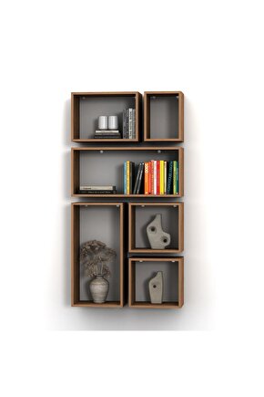 KUTU RAF - MODEL 2 ( DERİNLİK 30 CM ) ATLANTİK ÇAM ( MAT )