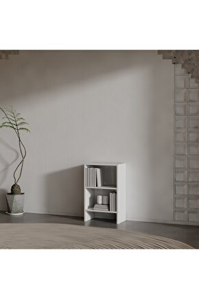 PULSE SUNTALAM KİTAPLIK ( 80 X 50 X 30 ) BEYAZ ( MAT )