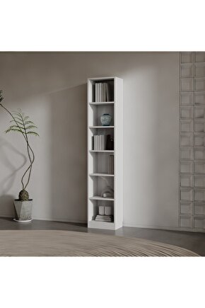 INFORNO SUNTALAM KİTAPLIK ( 200 X 40 X 28 ) BEYAZ ( MAT )