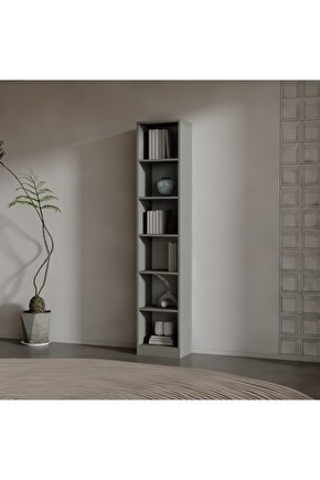 INFORNO SUNTALAM KİTAPLIK ( 200 X 40 X 28 ) HARELİ CEVİZ (MAT)
