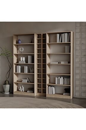 MAX SUNTALAM KİTAPLIK ( 200 X 200 X 28 ) CORDOBA ( MAT )