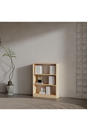 LUCCA SUNTALAM KİTAPLIK ( 106 X 80 X 28 ) AKÇAAĞAÇ ( MAT )