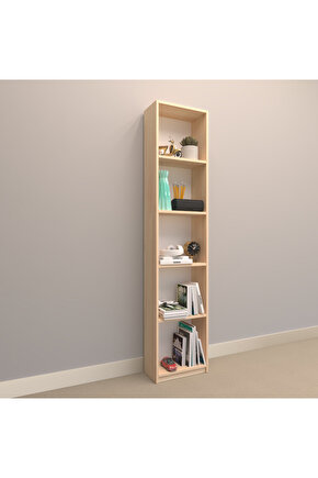 Asya Suntalam Kitaplık ( 40 X 180 Cm ) Krem ( Mat )
