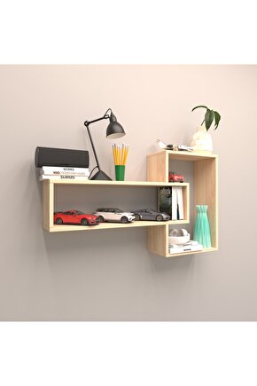 Alya Duvar Raf Set Akçaağaç ( Mat )