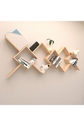 Mina Duvar Rafı Akçaağaç ( Mat )