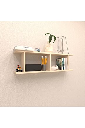 Grey Duvar Rafı Krem ( Mat )