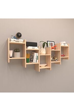 Duvar Raf Set -23 Akçaağaç ( Mat )