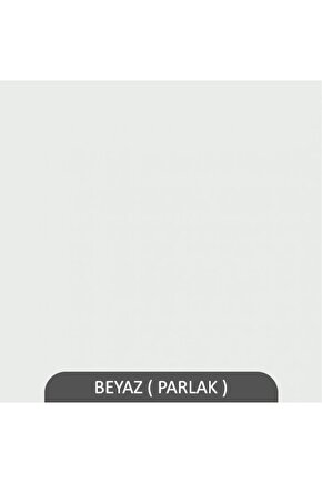 2 Li Zigana Duvar Rafı Beyaz ( Mat )