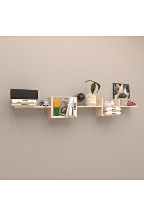 Mugo Gizli Duvar Raf Set Krem ( Mat )