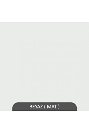 2 Li Kare Raf Set Beyaz ( Mat )