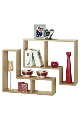 Puzzle Duvar Rafı - Akçaağaç