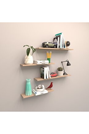 Duvar Rafı Set 4Lü
