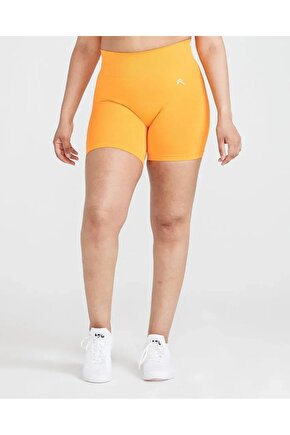 Oneractive Düz Model Şort Turuncu