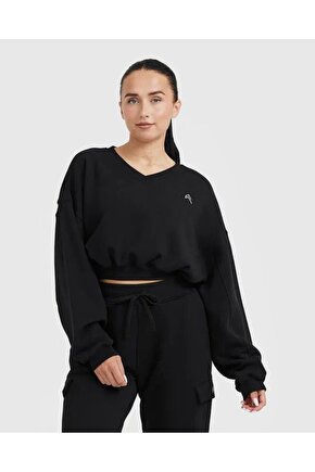 ONERACTİVE SWEATSHİRT Siyah
