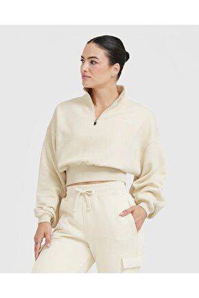 ONERACTİVE SWEATSHİRT Krem