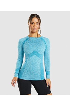 Gymshark Uzun Kol Body Turkuaz