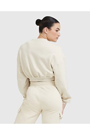 Oneractive Crop Sweatshirt Vanilla
