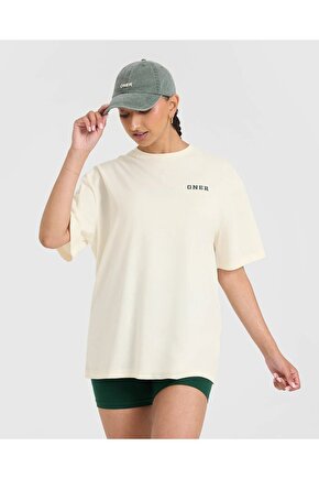 Oneractive oversize t-shirt Vanilla