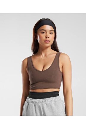 Gymshark Rest Day Bralet Kahverengi
