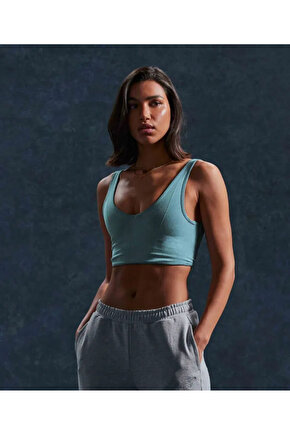 Gymshark Rest Day Bralet Göl Mavisi