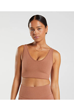 Gymshark Rest Day Bralet Kiremit Rengi
