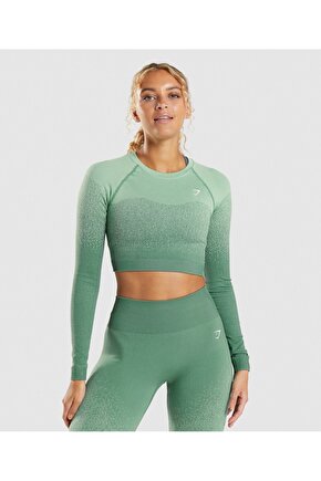 Gymshark crop top Fıstık Yeşili