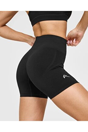Effortless Seamless Shorts - Black (Siyah)