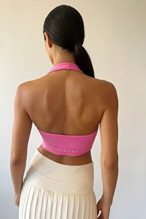 EXALTED Kadın Spor Pembe Bra