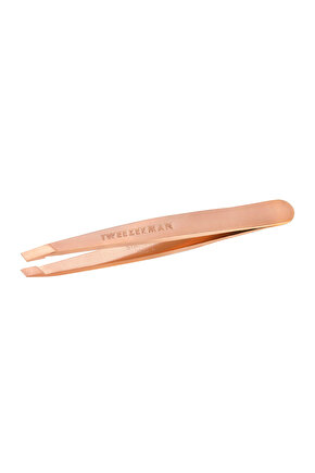 Rose Gold Mini Eğik Uçlu Cımbız